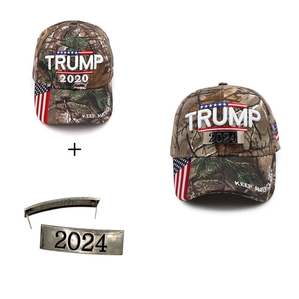 Donald Trump 2020 Changed to 2024 Camouflage Cap