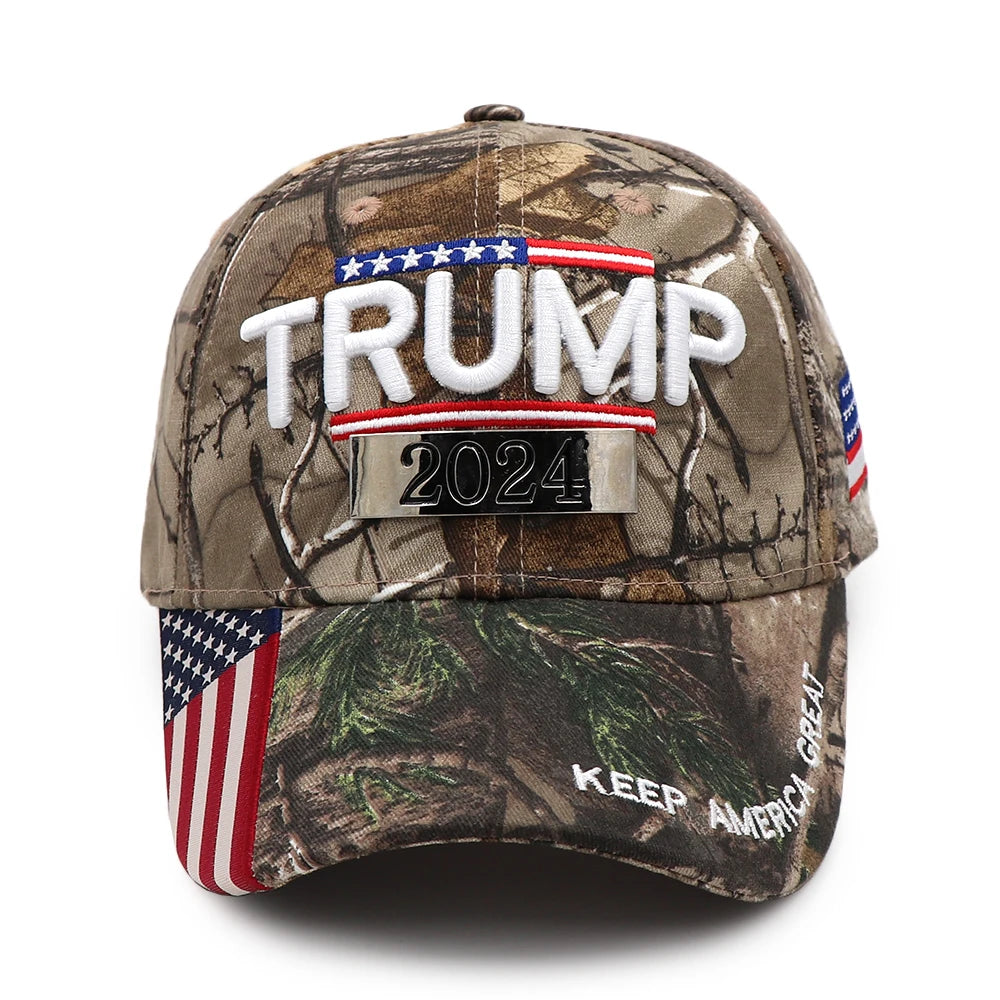 Donald Trump 2020 Changed to 2024 Camouflage Cap