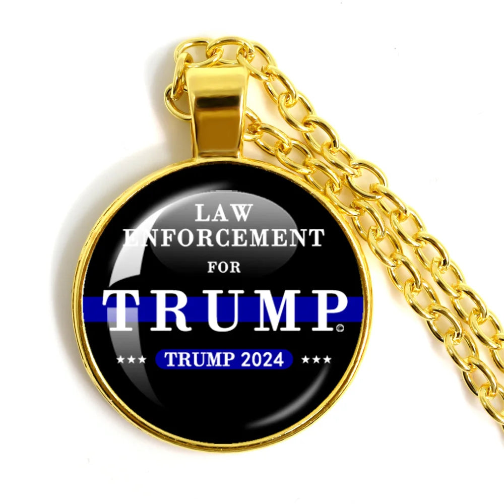 2024 Donald Trump Election Necklace