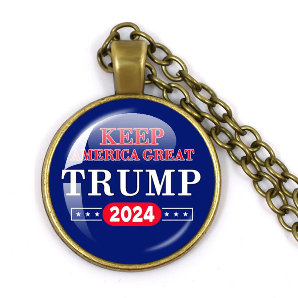 2024 Donald Trump Election Necklace