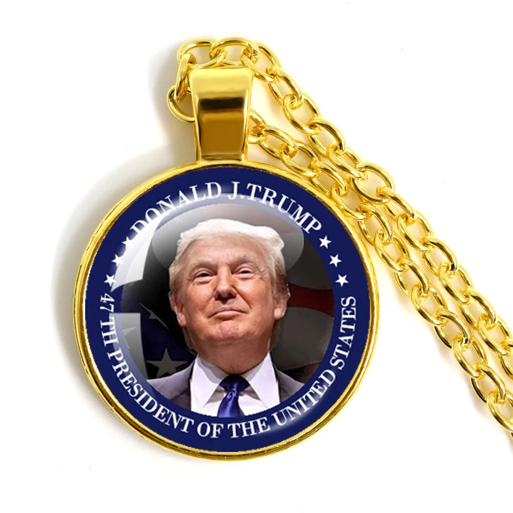 2024 Donald Trump Election Necklace