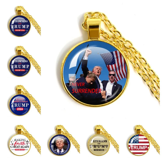 2024 Donald Trump Election Necklace