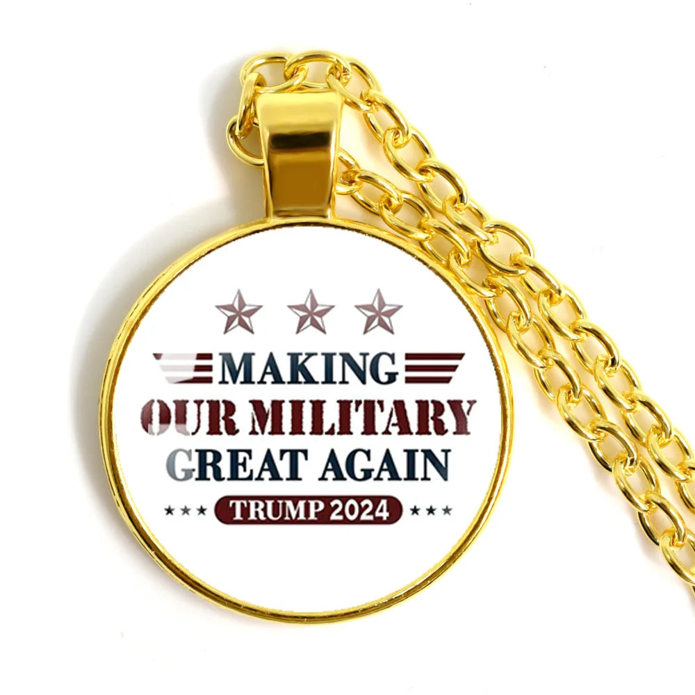 2024 Donald Trump Election Necklace