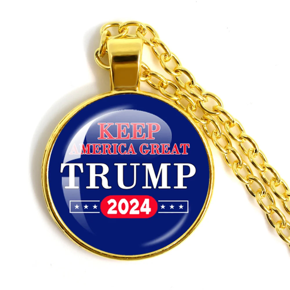 2024 Donald Trump Election Necklace