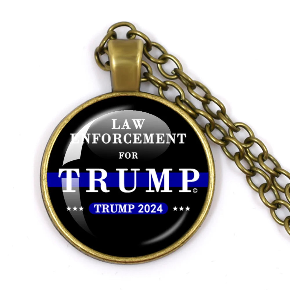 2024 Donald Trump Election Necklace